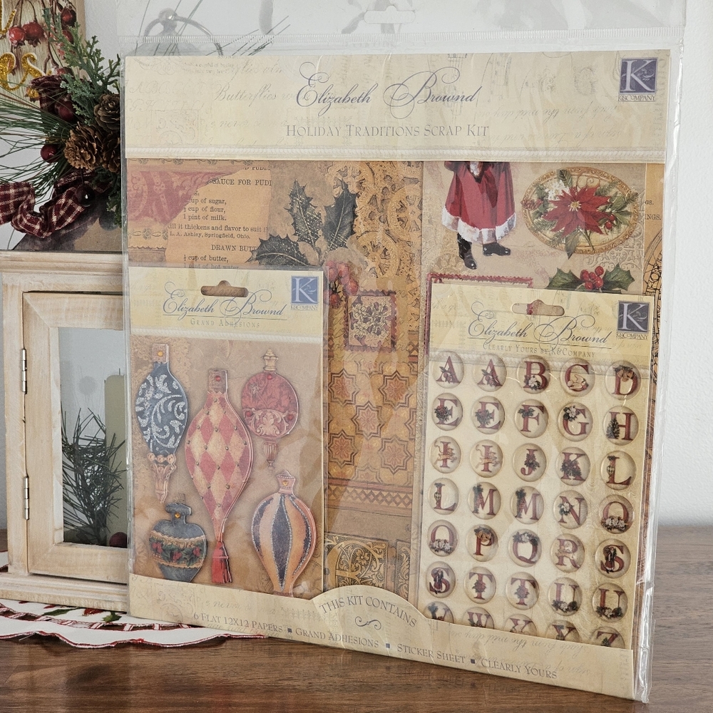 Elizabeth Brownd Holiday Traditions Scrap Kit